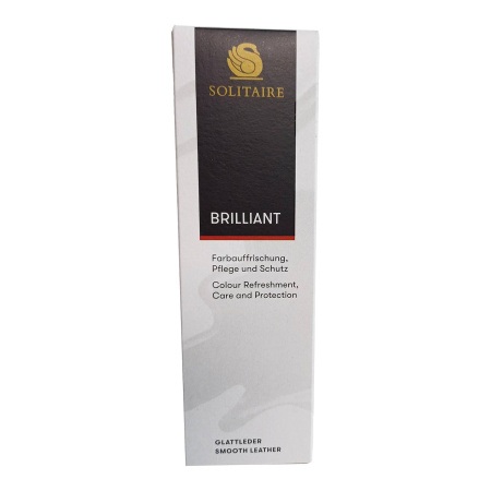 Крем для обуви Brilliant Creme Белый (тюбик) 75 мл SOLITAIRE