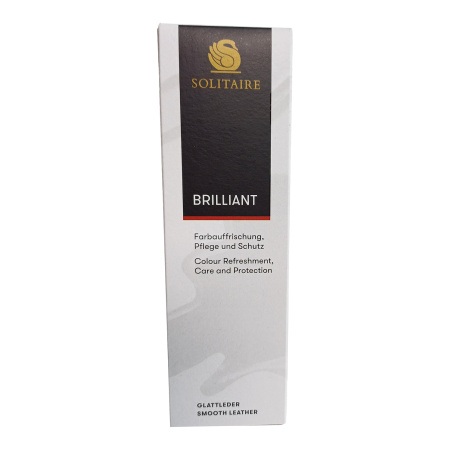 Крем для обуви Brilliant Creme Белый (тюбик) 75 мл SOLITAIRE