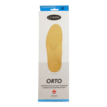 Стельки ORTO (овечья кожа+супинатор+латекс+уголь) 43 размер CORBBY