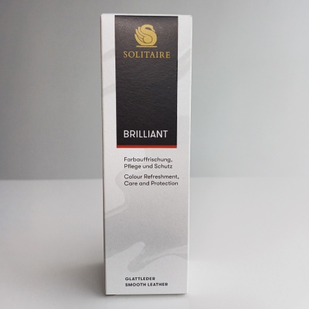 Крем для обуви Brilliant Creme Белый (тюбик) 75 мл SOLITAIRE