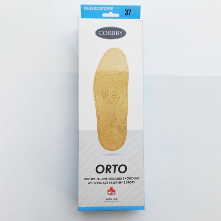 Стельки ORTO (овечья кожа+супинатор+латекс+уголь) 43 размер CORBBY