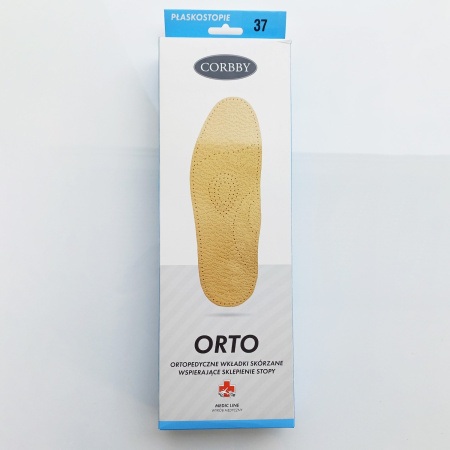 Стельки ORTO (овечья кожа+супинатор+латекс+уголь) 39 размер CORBBY